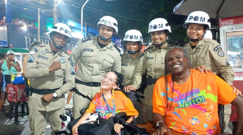 Forças de segurança atuam com 25 patrulhas inclusivas no Carnaval